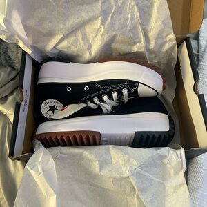 NWT Converse Black Shoe Box with White Logo